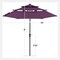 Best Choice Products 10ft 3-Tier Patio Umbrella, Market Sun Shade w/ Tilt Adjustment, Easy Crank